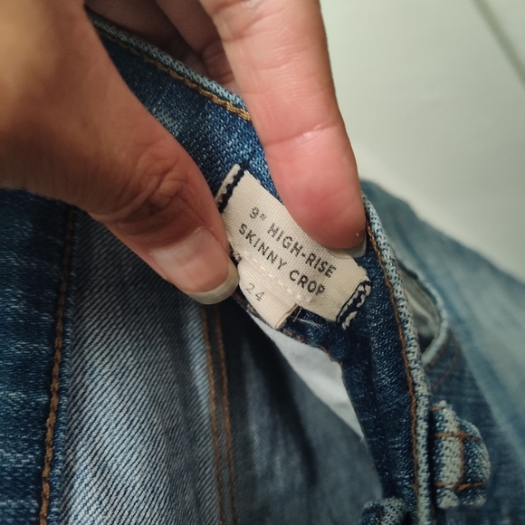 Womens Madewell Highrise skinny crop size 24 - Picture 3 of 5